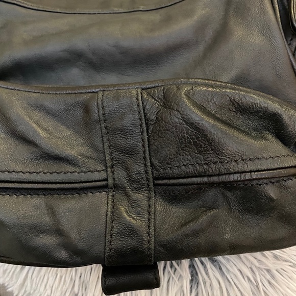 MARC JACOBS Blue Leather Purse Shoulder Bag Moto Vintage Retro Y2K Kawaii Saddle - Picture 11 of 12